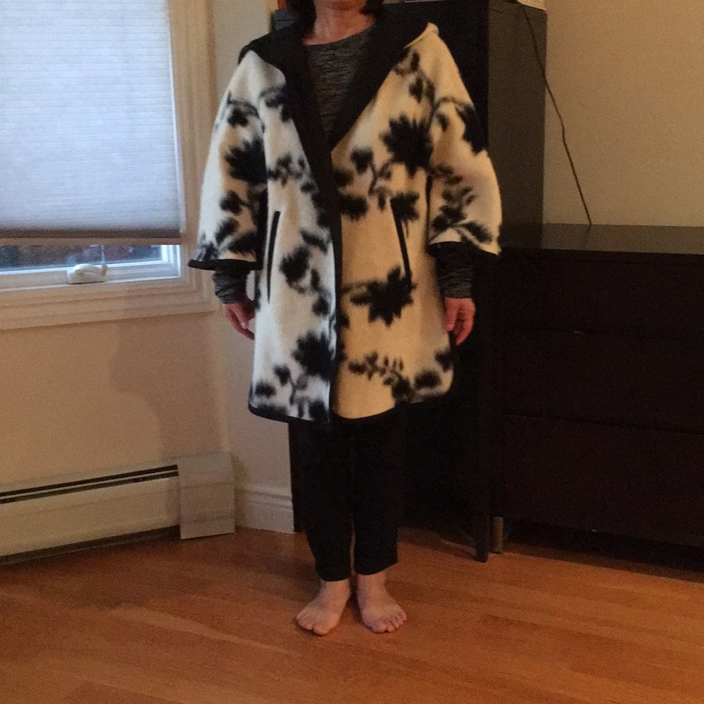 Zara hooded coat